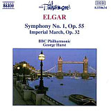 Elgar* - BBC Philharmonic, George Hurst ‎– Symphony No. 1, Op. 55 · Imperial March, Op. 32