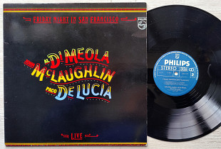 Al Di Meola / John McLaughlin / Paco De Lucia ‎– Friday Night In San Francisco (Sweden, Philips)