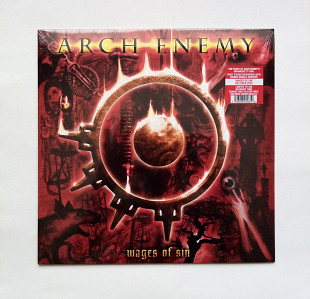 ARCH ENEMY "Wages of Sin" (2023 Century Media) TRANSPARENT SUN YELLOW VINYL factory sealed