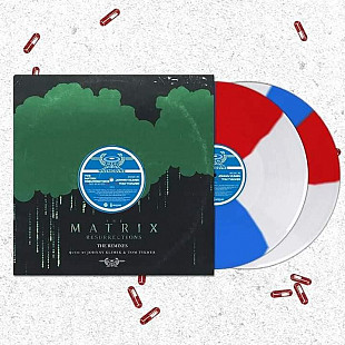 THE MATRIX RESURRECTIONS "The Remixes" (2021 WTM) DOUBLE RED/BLUE/WHITE VINYL factory sealed