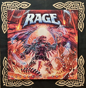 Вініл RAGE - Resurrection Day - WHITE ORANGE Splatter 2-Vinyl