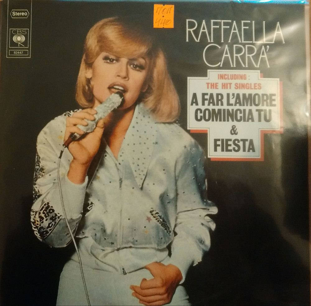 Винтажная виниловвая пластинка Raffaella Carra - A Far l'Amore comincia ...