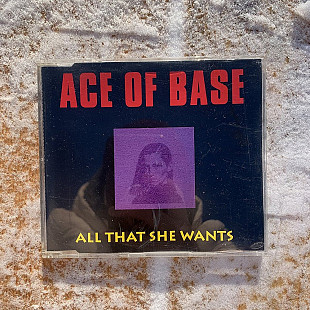 Ace Of Base – All That She Wants (single CD) 1992 Barclay – 861 271-2