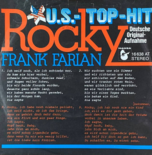 Frank Farian – «Rocky» 7", 45 RPM, Single