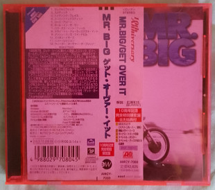 CD Mr. Big – Get Over It (1999, Atlantic AMCY-7080, Enhanced, Limited Edition, OBI, Matrix AMCY-7080