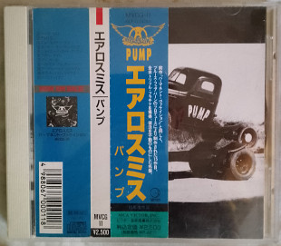 CD Aerosmith – Pump 1989 (Re 1991, Geffen Rec MVCG-11, OBI, Poster, Matrix MVCG-11-1-A2M V, Japan)