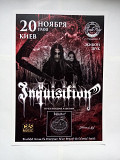 INQUISITION “Bloodshed Rituals Tour 2016” A3 Poster