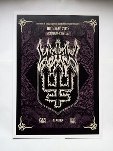 WATAIN “Eastern Eclipse Tour 2019” A3 Poster