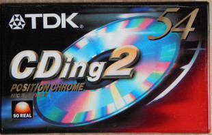 Кассета TDK CDing-2 - 54 (2001 год выпуска)