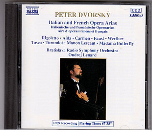 Peter Dvorský / Bratislava Radio Symphony Orchestra* / Ondrej Lenard* – Italian And French Opera Ari