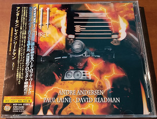 Фірмовий японський CD - Andre Andersen - Paul Laine - David Readman ("Three")