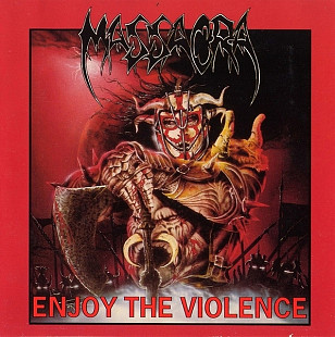 Massacra - Enjoy The Violence Clear Black Red Splatter Vinyl Запечатан