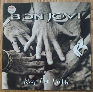 Bon Jovi Keep The Faith EU first press lp vinyl