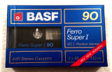 Аудіокасета BASF Ferro Super I 90 Type I Normal position cassette касета Germany