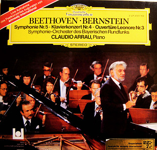 BEETHOVEN/LEONARD BERNSTEIN/SYMPHONIE-ORCHESTER DES BAYERISCHEN RUNDFUNKS/CLAUDIO ARRAU 2LP «Symphon