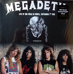 Megadeth - Live At San Paolo Do Brasil - 1995. (LP). 12. Vinyl. Пластинка. Europe. S/S.