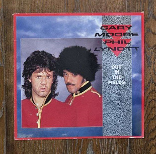 Gary Moore And Phil Lynott – Out In The Fields MS 12" 45RPM, произв. Europe