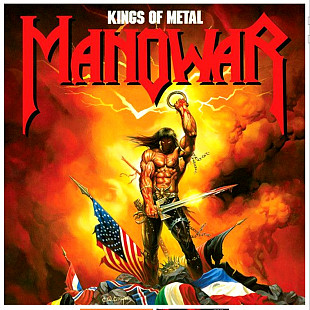Manowar ‎- Kings Of Metal - 1988. (LP). 12. Gold Vinyl. Пластинка. Europe. S/S.