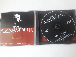 Charles Aznavour Hier encore (best of stidio et live Aolympia) 2cd