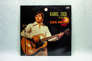 Karel Zich - Let me sing LP 12" Supraphon