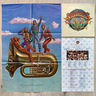 SGT. PEPPERS LONELY HEARTS CLUB BAND OST - 2LP / BEE GEES / + SUPER POSTER !!