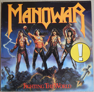 Manowar – Fighting The World (ATCO Records – 790 563-1, Germany) NM-/NM-