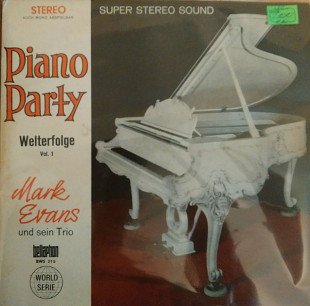 Винтажная виниловая пластинка Piano Party Welterfolge vol.1 Mark Evans und sein trio