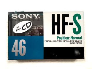 Аудіокасета SONY HF-S 46 Type I NORMAL position cassette касета