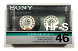 Аудіокасета SONY HF-S 46 Type I NORMAL position cassette касета