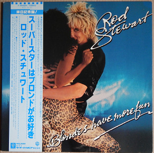 Rod Stewart – Blondes Have More Fun (Warner Bros. Records – P-10602W, Japan) inner sleeve, OBI NM-/N