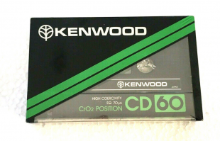 Аудіокасета KENWOOD CD 60 Type II HIGH position cassette касета