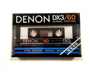 Аудіокасета DENON DX3 60 Type I Normal position cassette касета