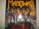 MANOWAR- Fighting The World 1987 Orig. Europe Rock Heavy Metal