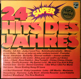 Various ‎– 24 Super Hits Des Jahres (2LP)(made in Germany)