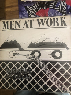 Men at work- business as usual- vg+/vg*