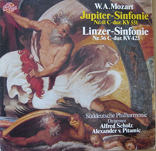 W.A.Mozart, Süddeutsche Philharmonie – Jupiter-Sinfonie Nr.41 C-Dur, KV 551 / Linzer-Sinfonie Nr.36