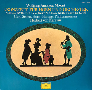 Wolfgang Amadeus Mozart, Gerd Seifert, Berliner Philharmoniker, Herbert von Karajan – 4 Konzerte Für