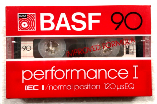 Аудіокасета BASF performance I 90 Type I Normal position cassette касета Germany