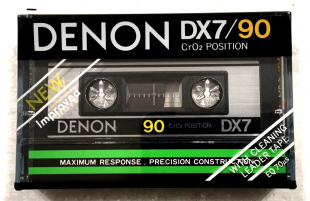 Аудіокасета DENON DX7 90 Type II High position cassette касета
