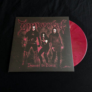 Immortal - Damned in Black (cherry red vinyl)