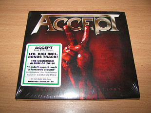 ACCEPT - Blood Of The Nations (2010 Nuclear Blast LIMITED DIGI, 1st press)