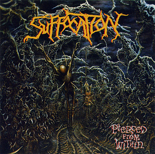 Suffocation - Pierced from Within Transparent Blue Vinyl Запечатан