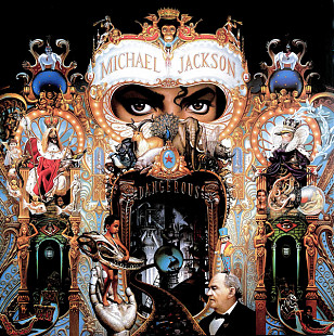 Michael Jackson – Dangerous (2LP, Album, Limited Edition, Reissue, Red & Black Swirl Vinyl)