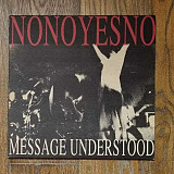 NoNoYesNo – Message Understood LP 12", произв. Germany