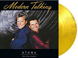 Modern Talking – Alone (2LP, Album, Limited Edition, Numbered, Reissue, Yellow & Black Marbled Vinyl