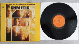 CHRISTIE featuring SAN BERNADINO and YELLOW RIVER ( ORANGE CBS 92 715 A1/B1 ) 1970 GERMANU