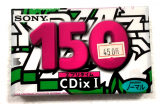 Аудіокасета SONY CDix I 150 Type I NORMAL position cassette касета