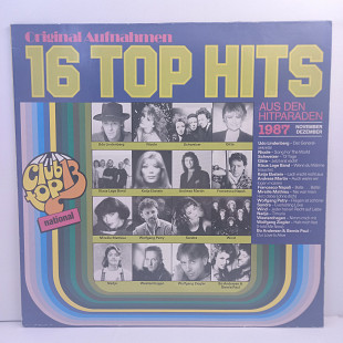 Various – 16 Top Hits Aus Den Hitparaden 1987 November/Dezember LP 12" (Прайс 29128)