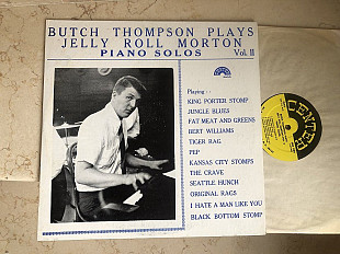 Butch Thompson ‎– Butch Thompson Plays Jelly Roll Morton Solos Vol. II ( USA ) JAZZ LP