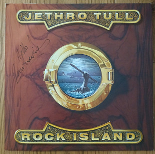 Jethro Tull Rock Island UK first press lp vinyl autograph Ian Anderson автограф